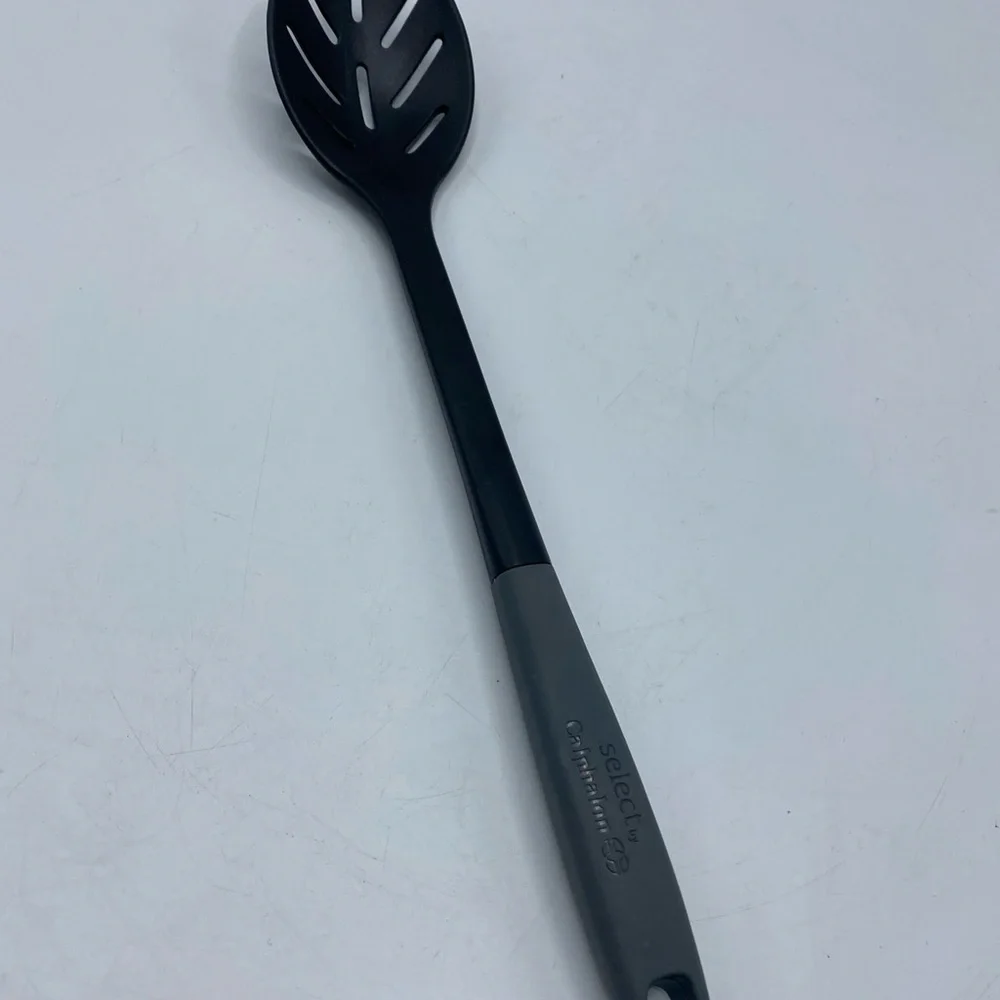Calphalon 13” Black Nylon SLOTTED SPOON Select SiliconeCooking Serving Utensil